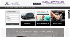 Desktop Screenshot of lakenormaninfiniti.com